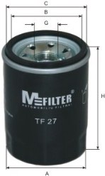 Olejový filter MFILTER